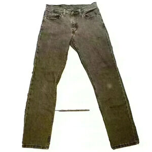 Levi Strauss Jeans 511 Men’s Sz 31x32 *28x29* Black Low- Rise Straight Leg Slim
